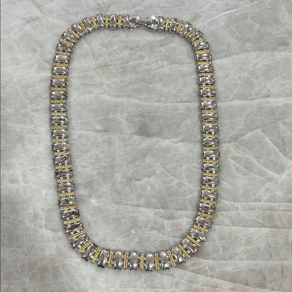 Elegant Two-Tone Necklace by Napier